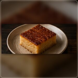 Khanom Mo Keng *sur commande (flan au taro et coco)
