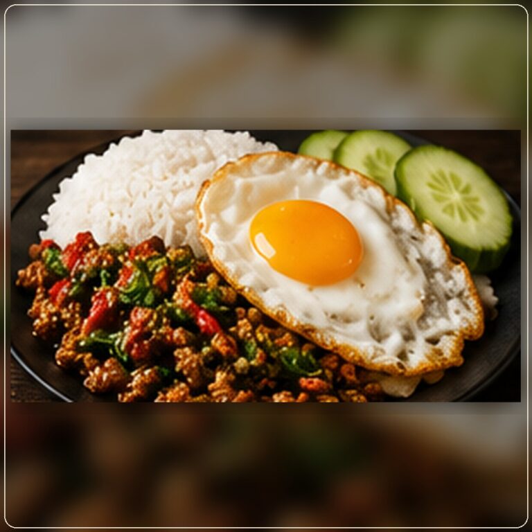 Pad Ga Prao (boeuf au basilic thaï)